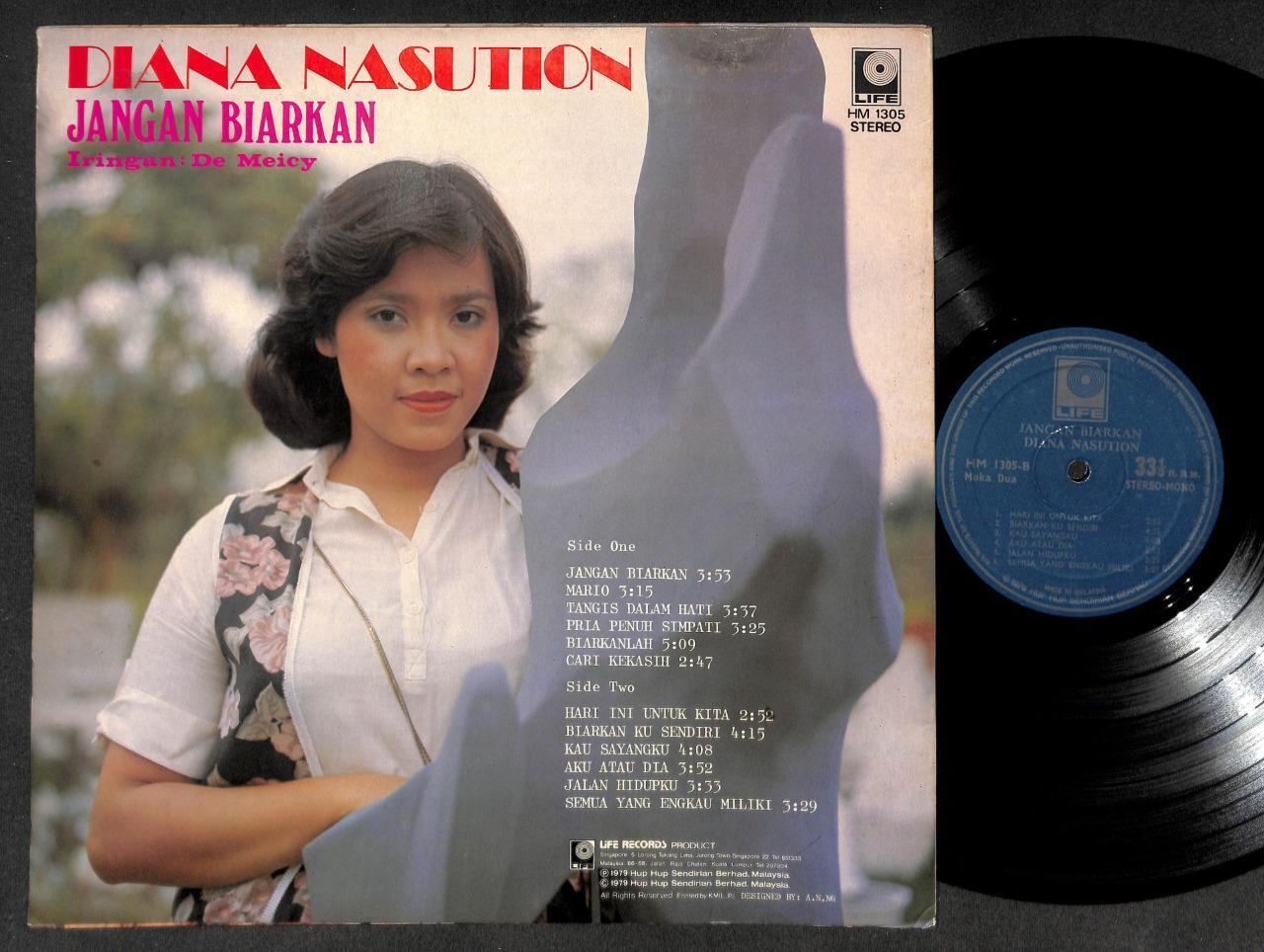 Malaysia Malay Diva Diana Nasution & De Meicy Band Jangan Biarkan 12" LP MLP531