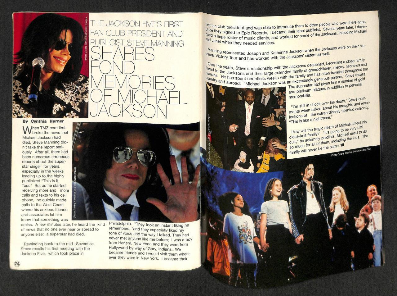 Vintage A Tribute To Michael Jackson MJ 1958-2009 Magazine (MZ026)