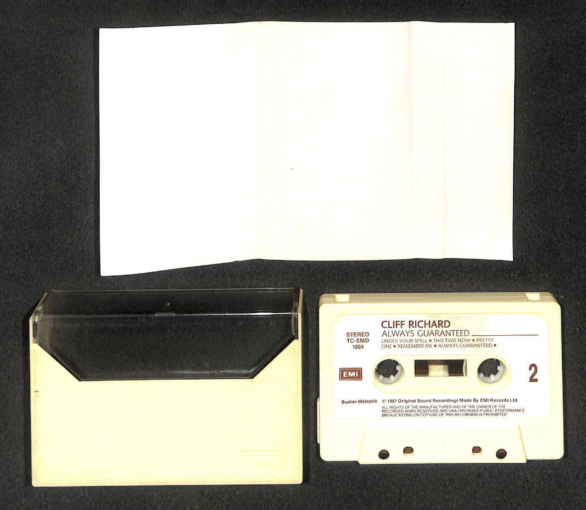 Cliff Richard Always Guaranteed 1987 Mega Rare Malaysia Cassette 卡帶 磁帶 CS1946