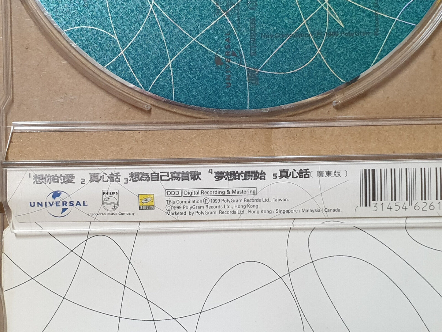 Peter Ho 何润东 真心话 1999 Chinese Singapore CD (FCB2507)