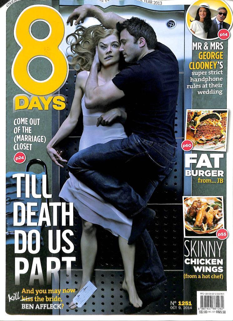 8 Days Singapore Magazine Ben Affleck Kim Soo Hyun Jun Jihyun Handsome (8D1251a