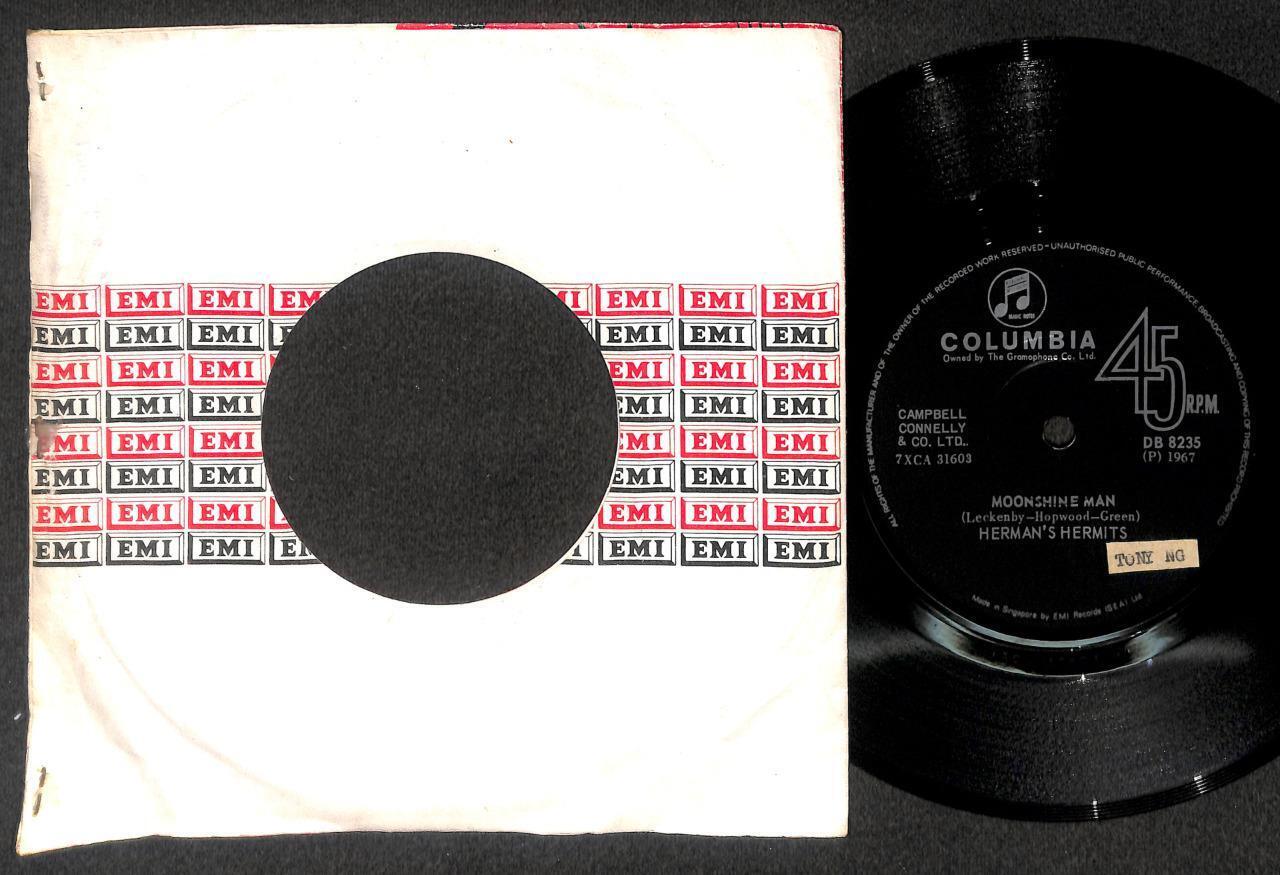 Herman's Hermits Museum 1967 Rare Singapore 7" Columbia 45 rpm EP EEP1590