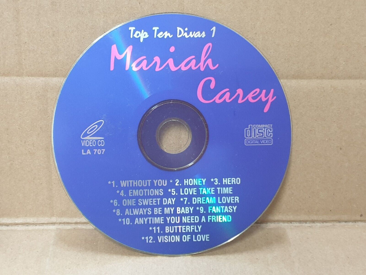 Mariah Carey On Cover Only Hong Kong English Video CD VCD (FCS10238)