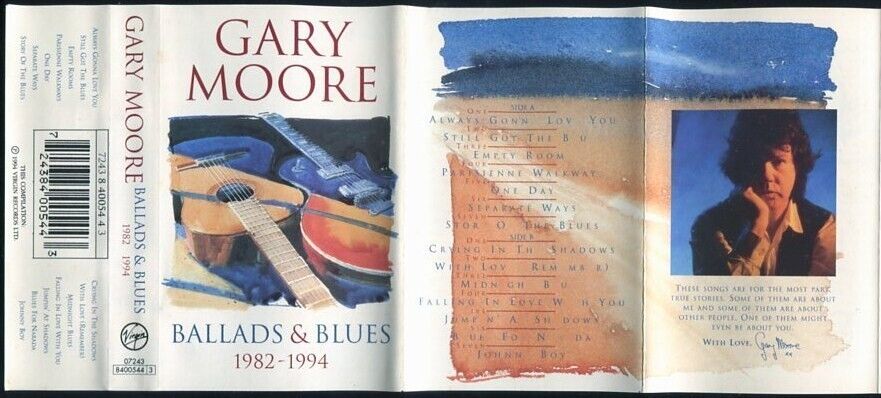 Gary Moore 1994 Singapore Cassette CS020