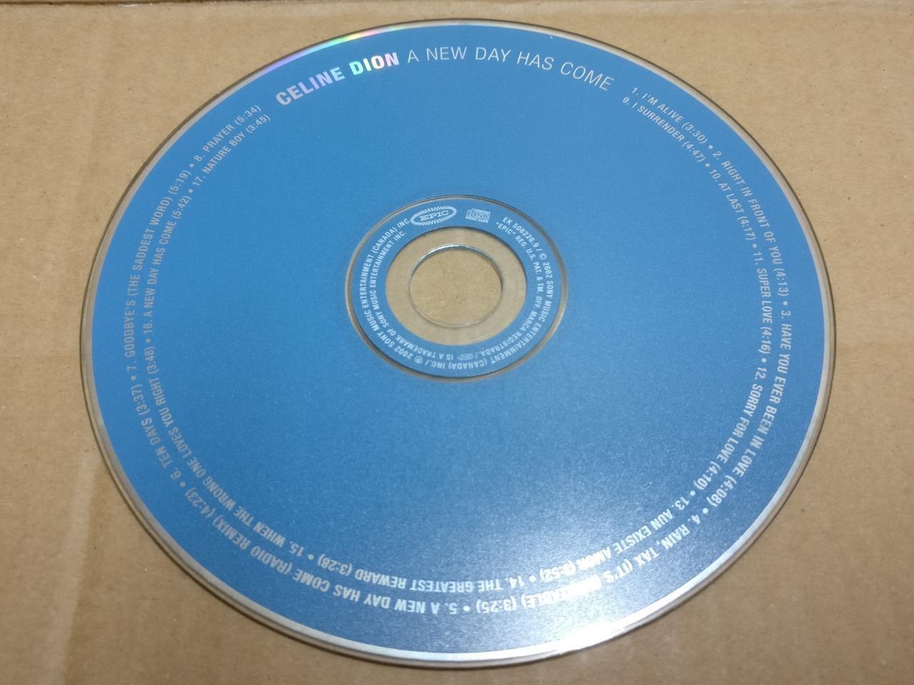 Celine Dion A New Day Has Come 2002 Singapore English CD FCS9560