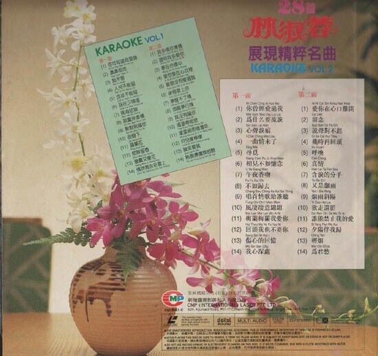 Taiwan Lin Shu Rong Karaoke Vol.2 Rare Singapore Laserdisc LD310
