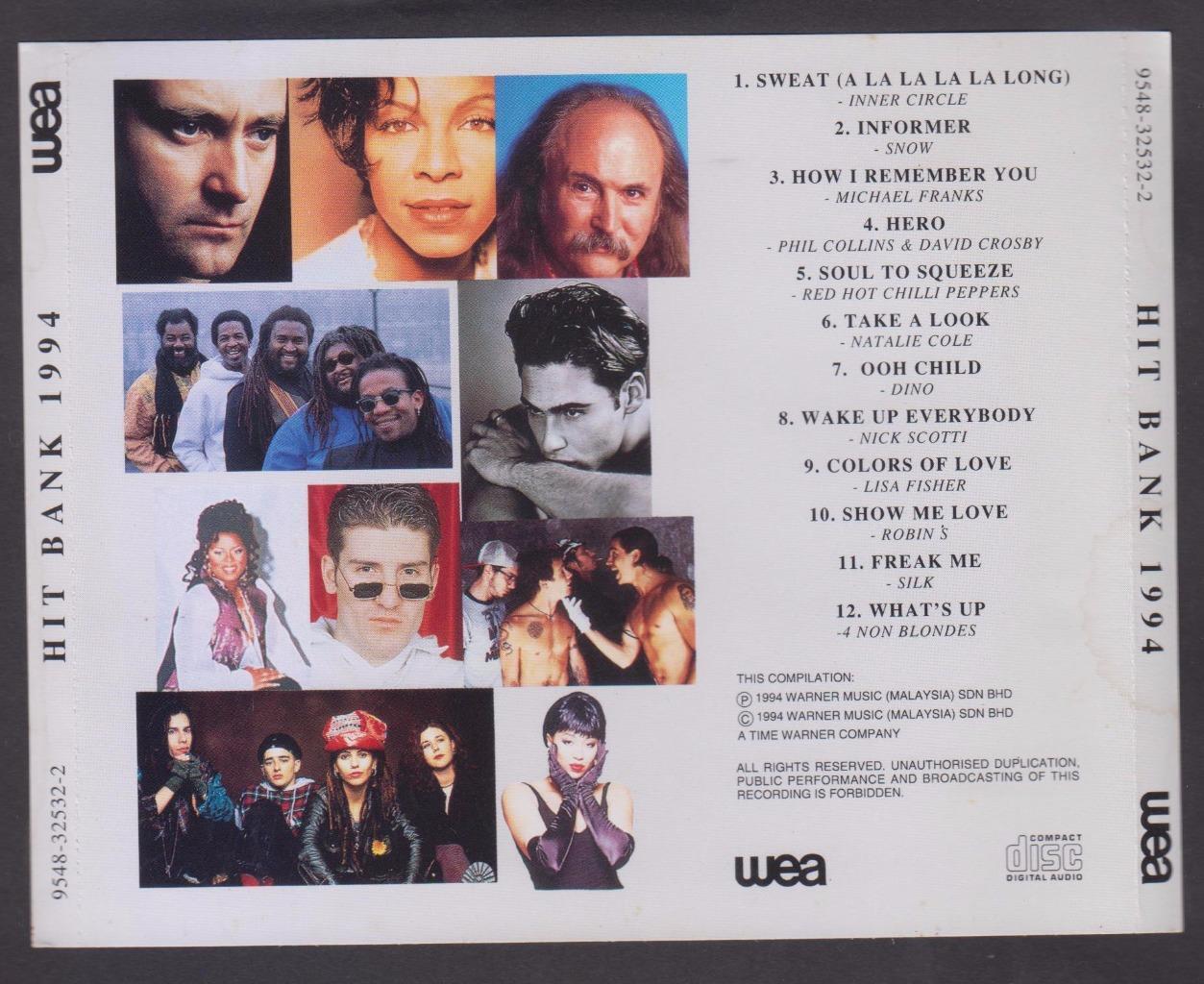 Mega Rare Natalie Cole Red Hot Chilli Peppers Compil 1994 Malaysia CD FCS6998
