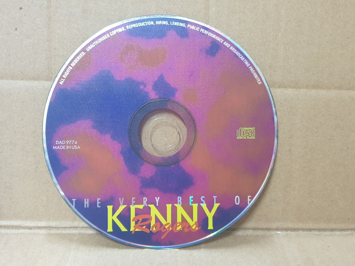 Kenny Rogers 1997 Eagle Music Production Unique Cover English CD (FCS10207)