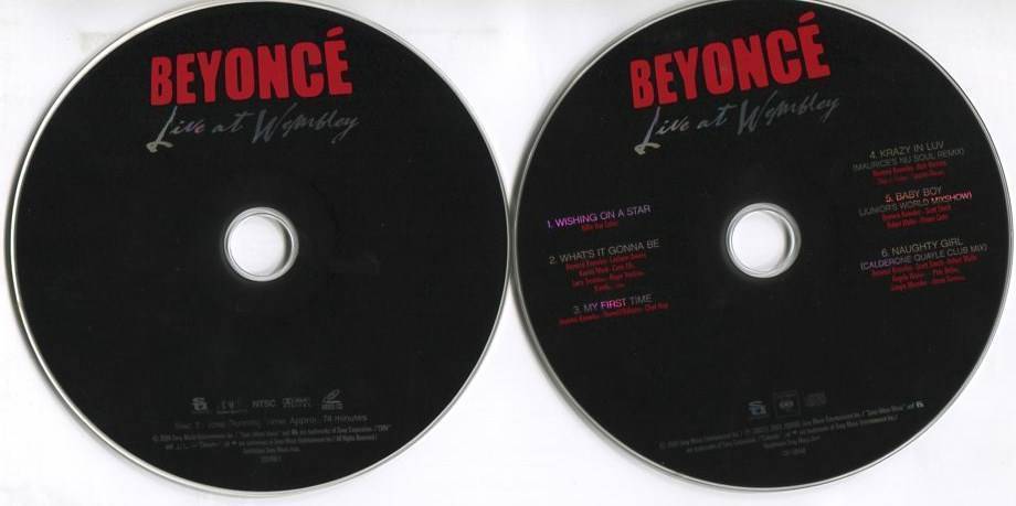 Beyonce Live At Wembley 2004 Mega Rare Sony Music Asia CD + 2x VCD FCS4804