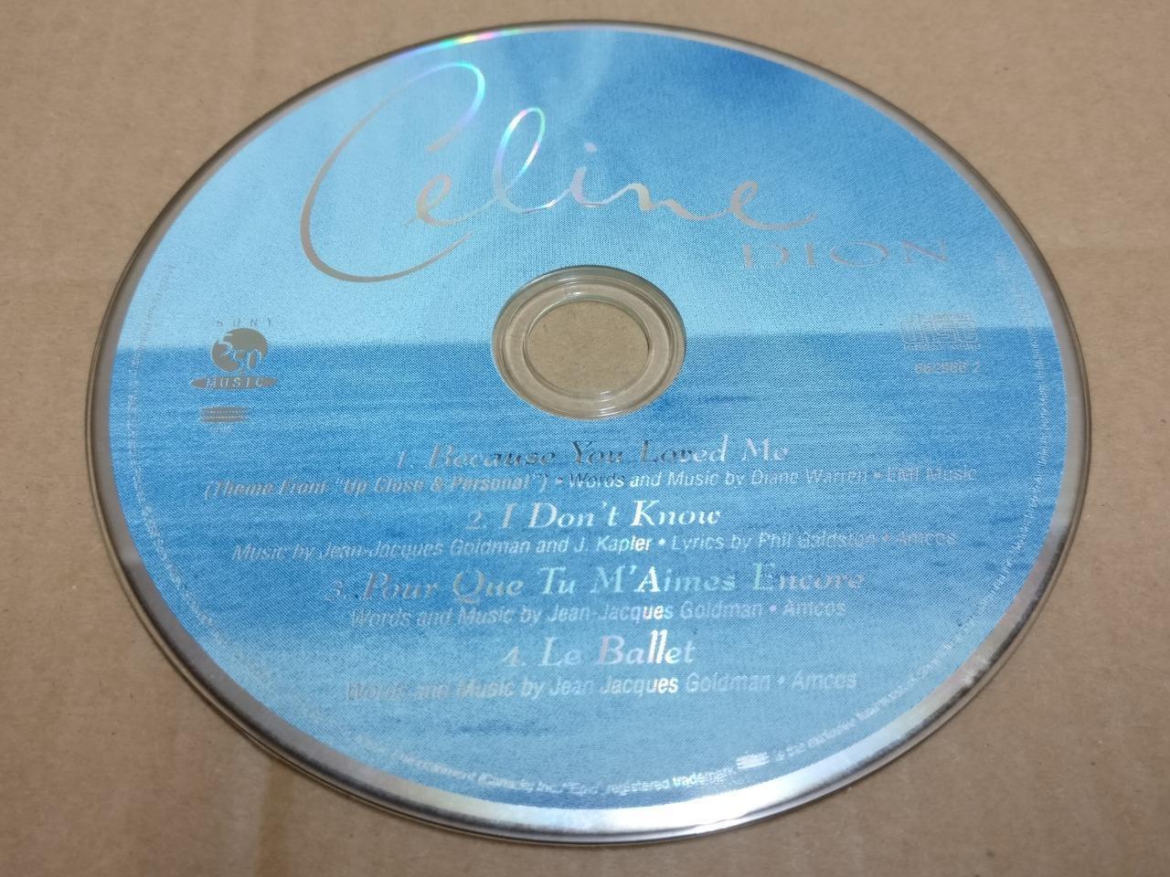 Celine Dion Because You Loved Me 1996 Sony Rare Australia CD FCS9557