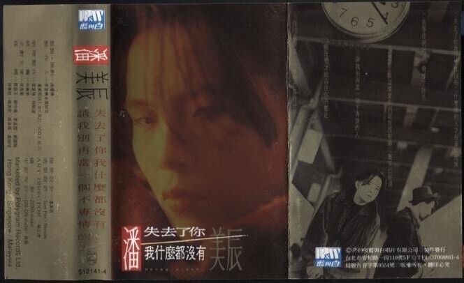 Rare Taiwan Pan Mei Chen 潘美辰 失去了你我什麼都沒有 1992 B&W Taiwan Cassette 卡帶 磁帶 CS651