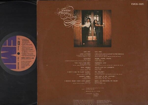 Rare Chinese George LAM & Teresa Carpio 林子祥 杜丽莎 1978 EMI English LP 12" CLP2945