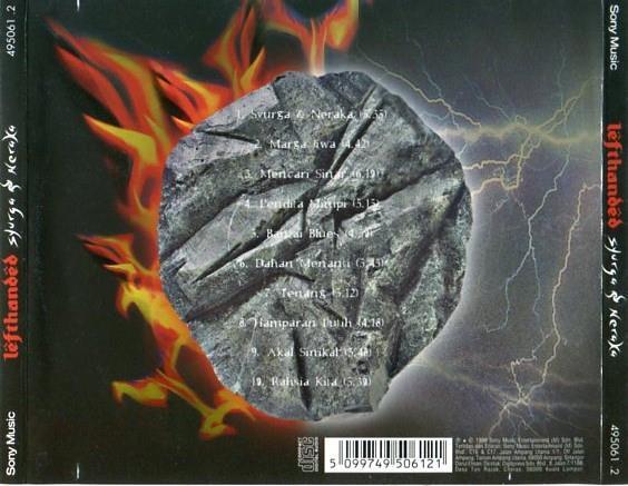 Mega Rare Malaysia Lefthanded Malay Rock Band Sony Music 1999 CD FCS2436