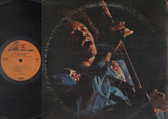 Rare Jimi Hendrix Hendrix In The West Reprise Label USA 1972 G/F 12" LP ELP1276