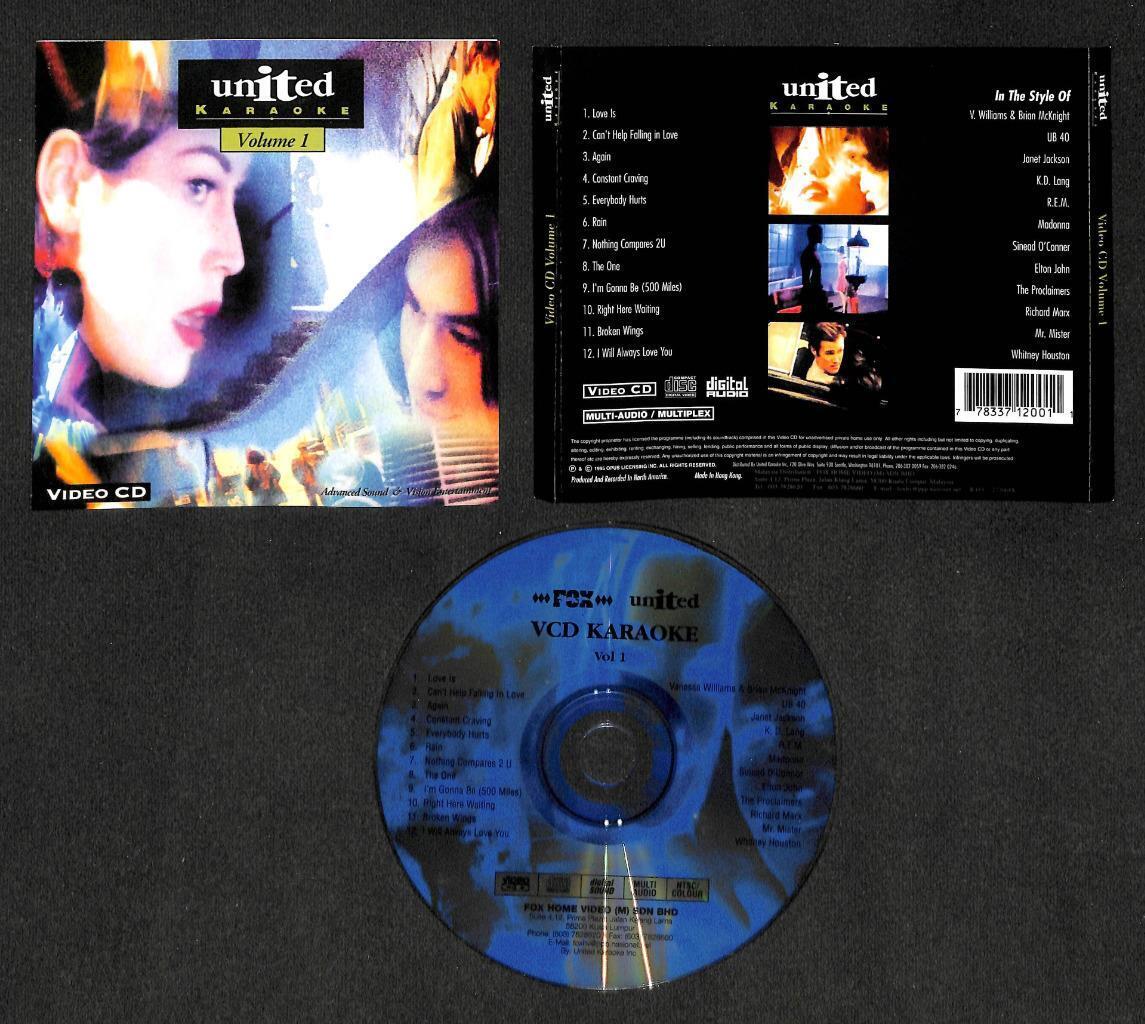 Richard Marx Madonna Janet Jackson Elton John Malaysia Karaoke Video CD FCS7989