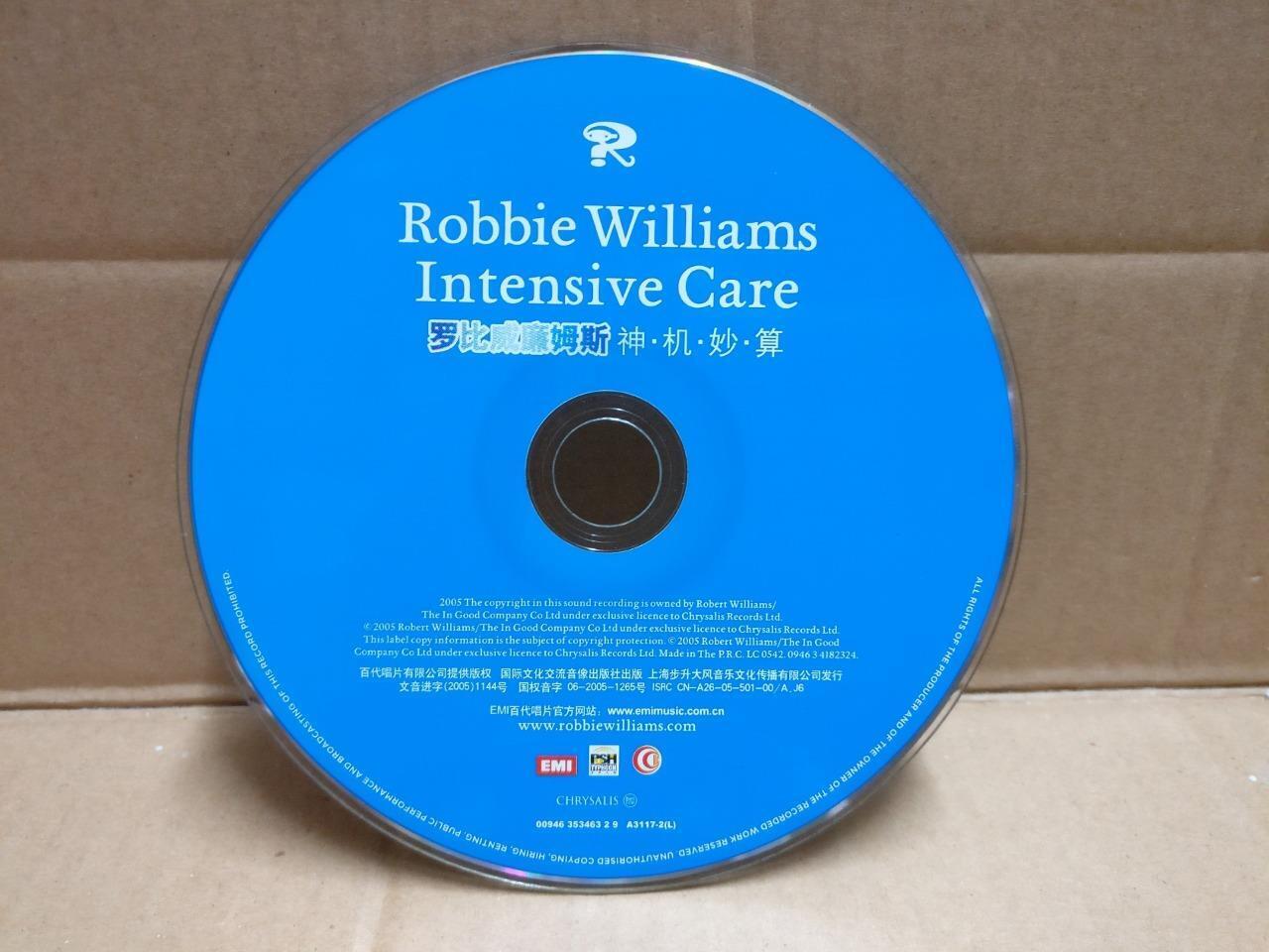 Robbie Williams Intensive Care 2005 Rare China English CD FCS9914