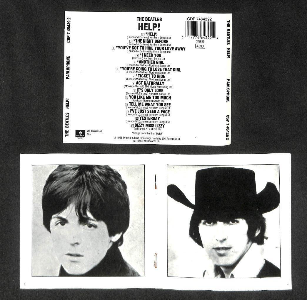 The Beatles Help! John Lennon Paul McCartney EMI Holland CD FCS7930