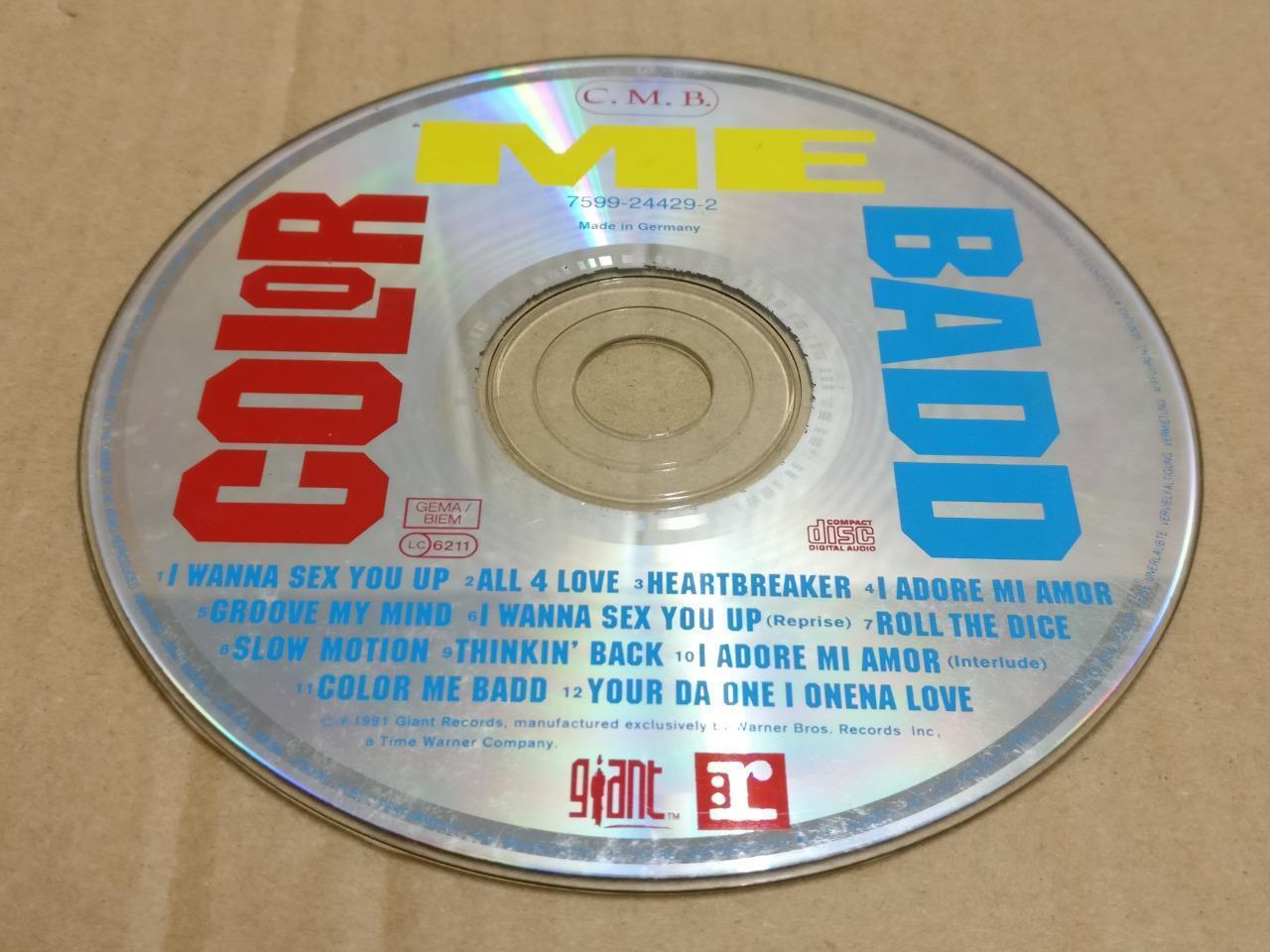 AMM Color Me Badd C.M.B 1991 Germany English CD FCS10119 (No Case)