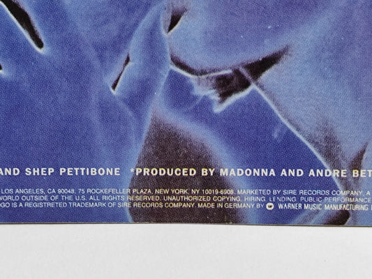Madonna - Erotica CD (AMS041)