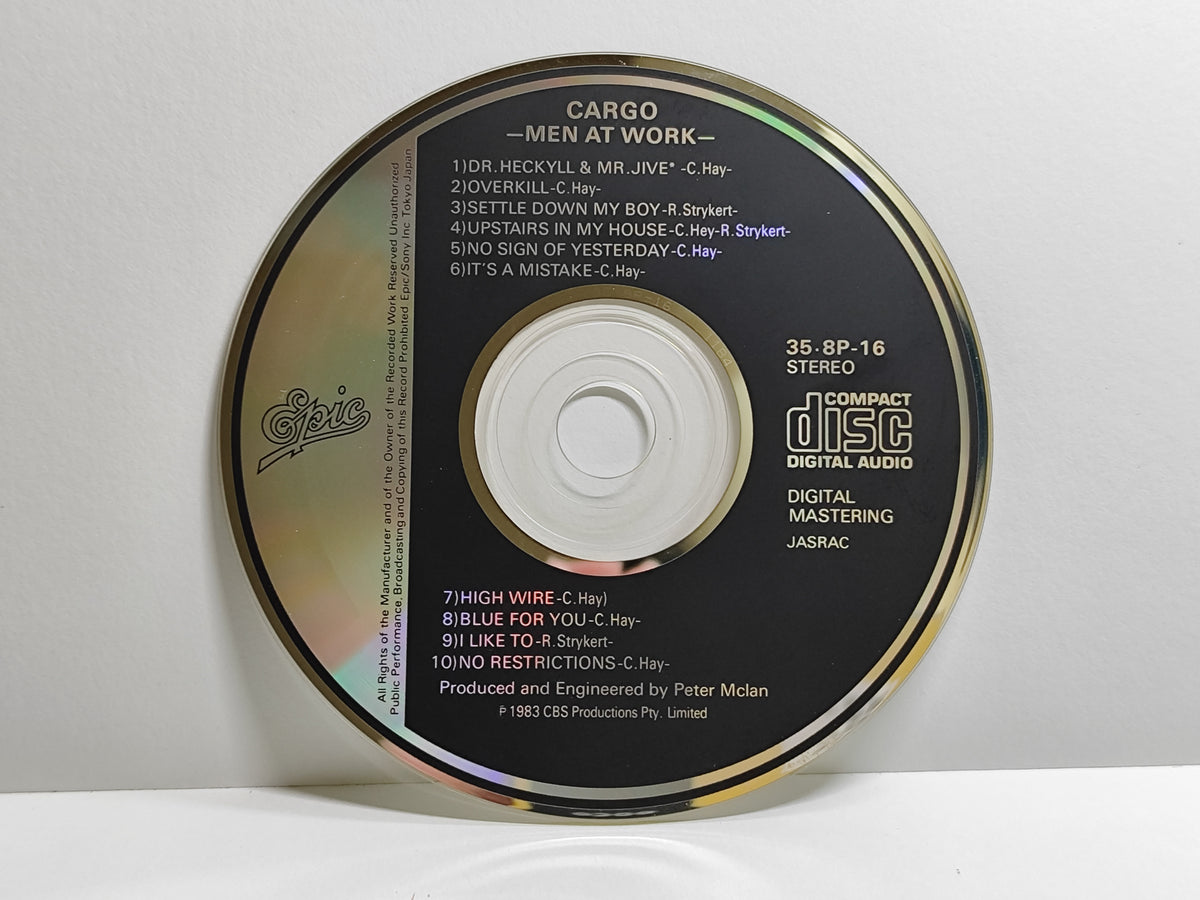Men At Work - Cargo CD (1983 Japan 1st Pressing) (AMS044)