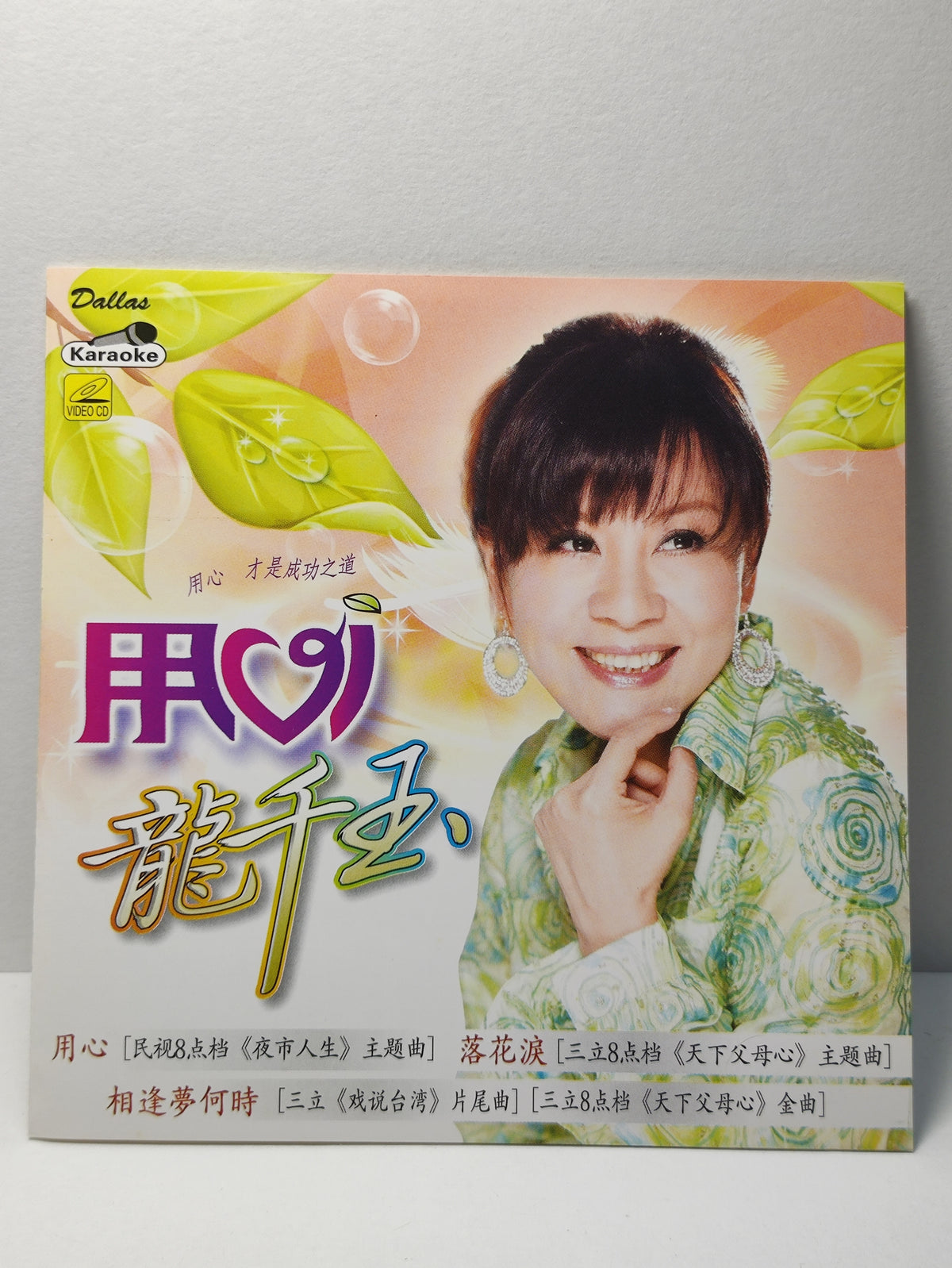 AMM25 龍千玉 用心 落花泪 相逢夢何时 2010 KARAOKE SINGAPORE CHINESE VIDEO CD VCD FCN121