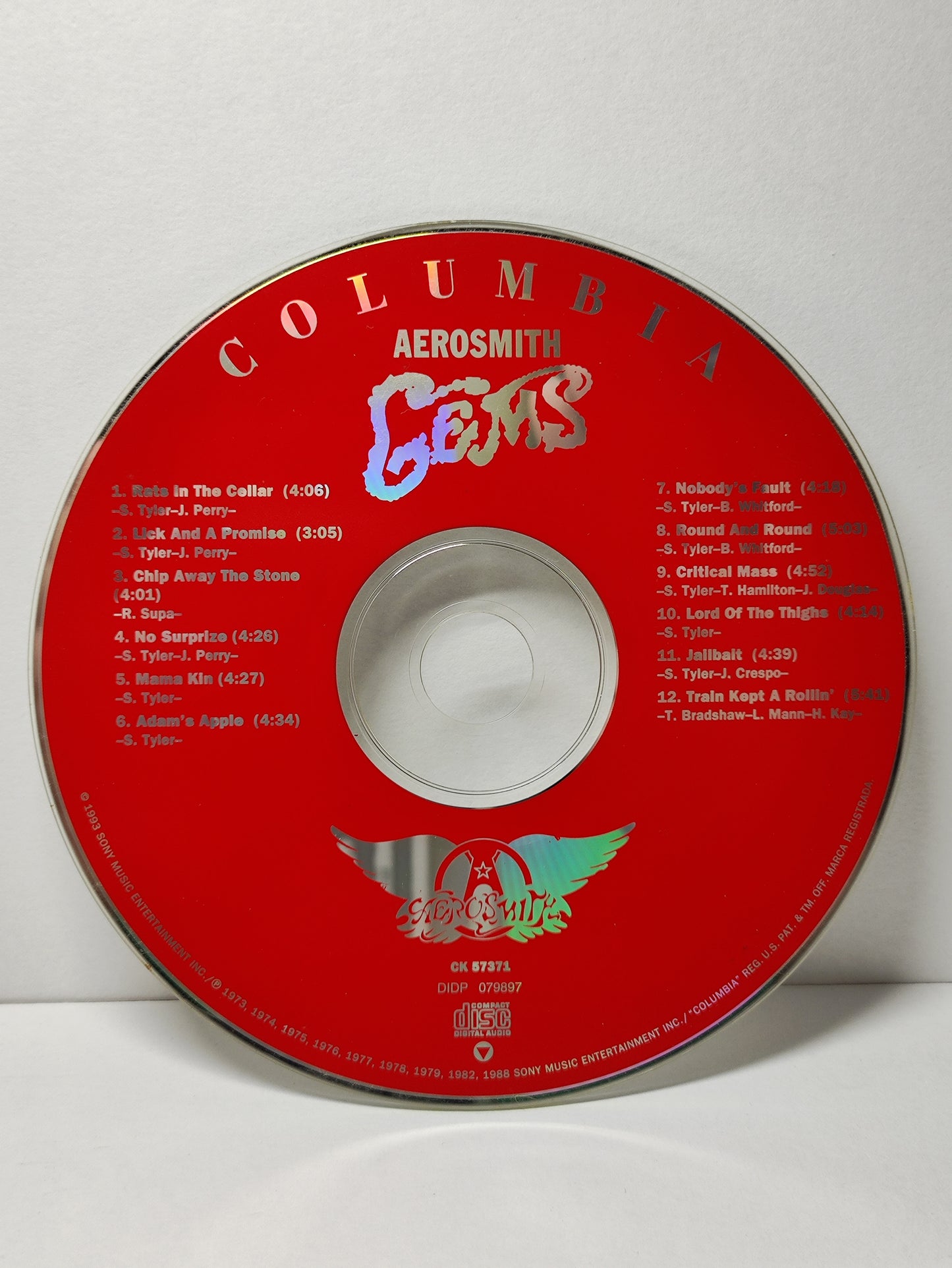 AMM25 AEROSMITH GEMS ALBUM 1993 USA English CD FCP037