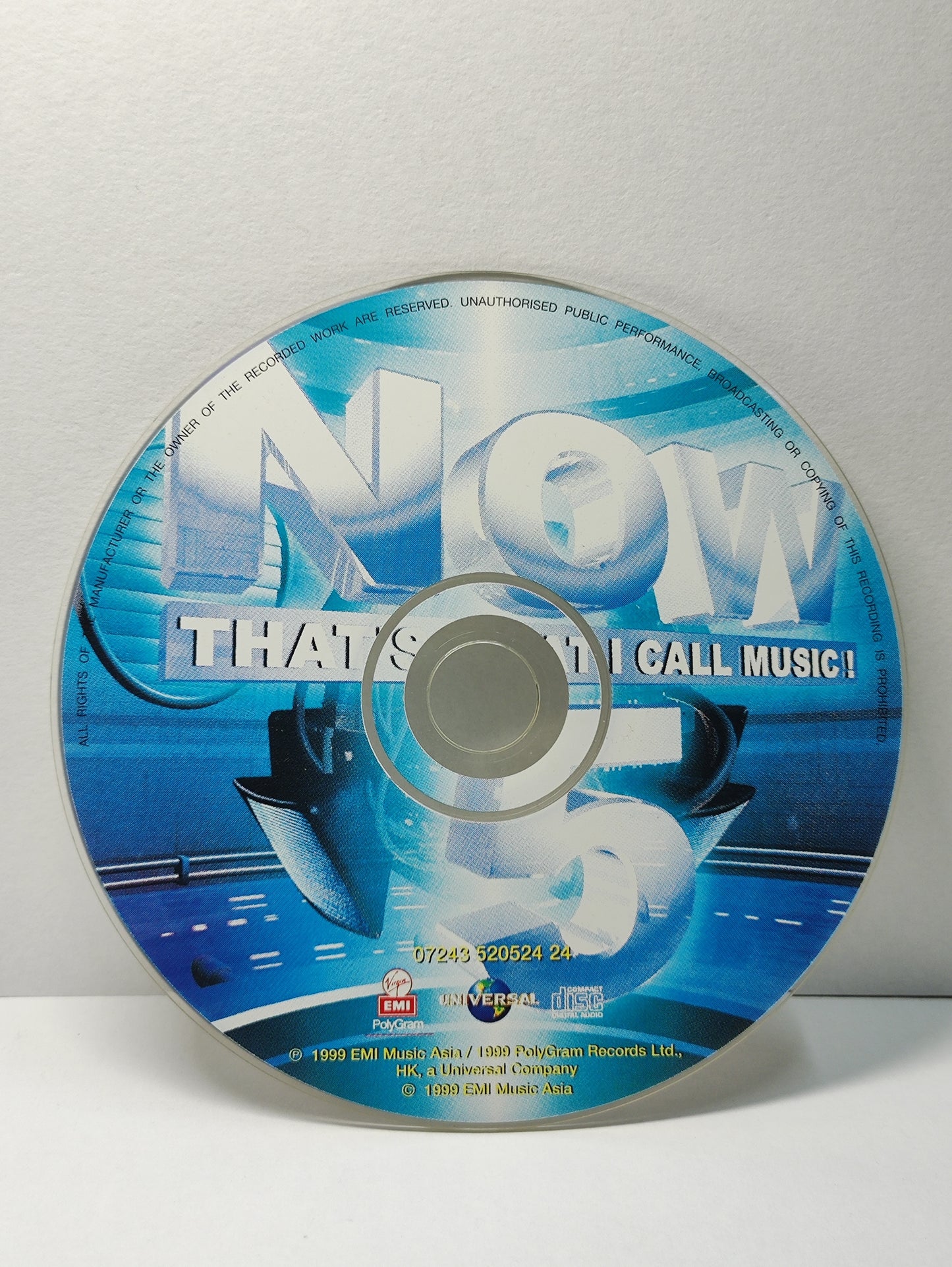 AMM25 NOW THAT'S WHAT I CALL MUSIC 5 SPICE GIRLS BRYAN ADAMS ROXETTE 1999 MALAYSIA English CD FCP052