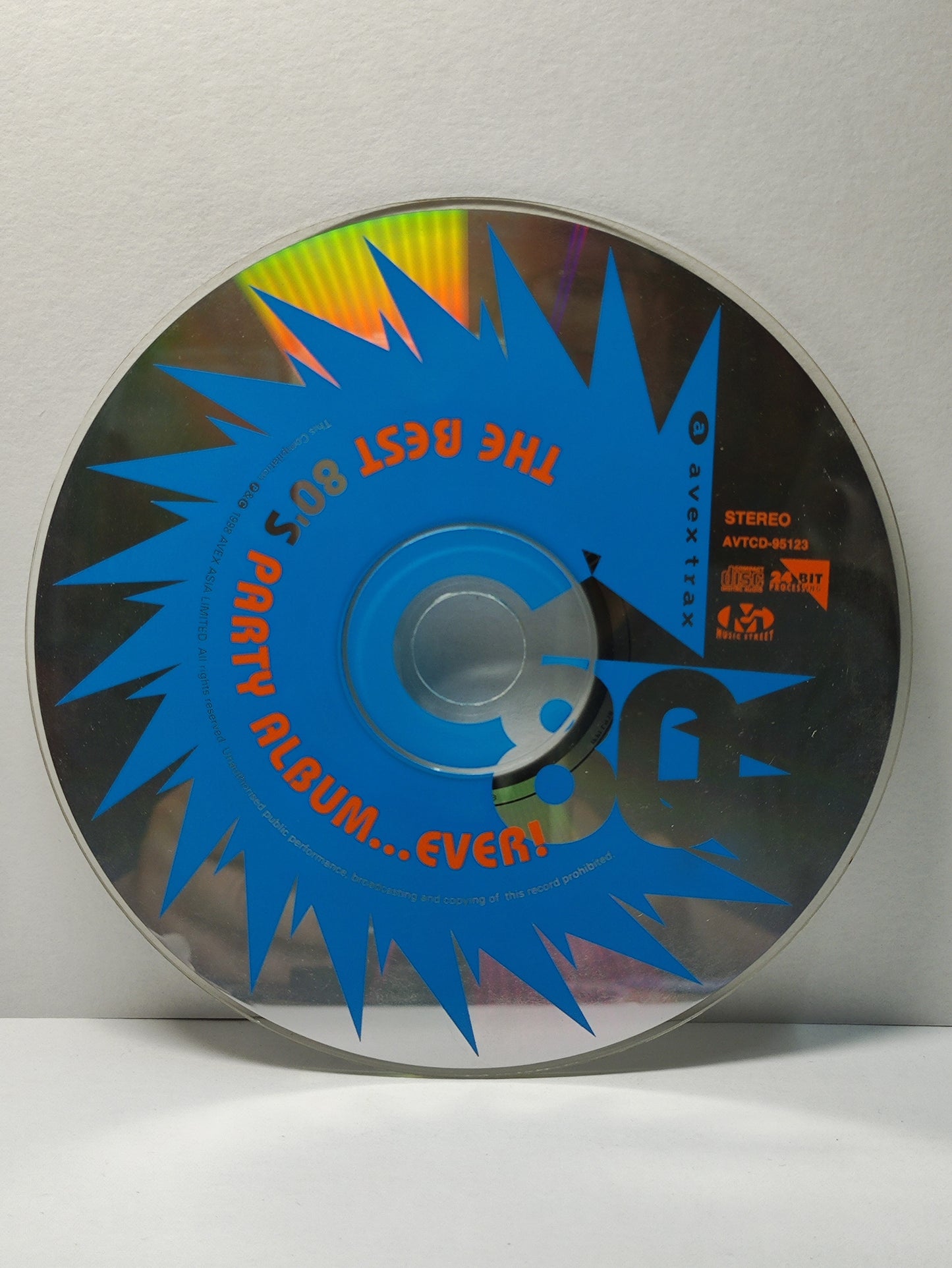 AMM25 THE BEST 80'S PARTY ALBUM EVER! A-HA CYNDI LAUPER STARSHIP 1998 ASIA English CD FCP088