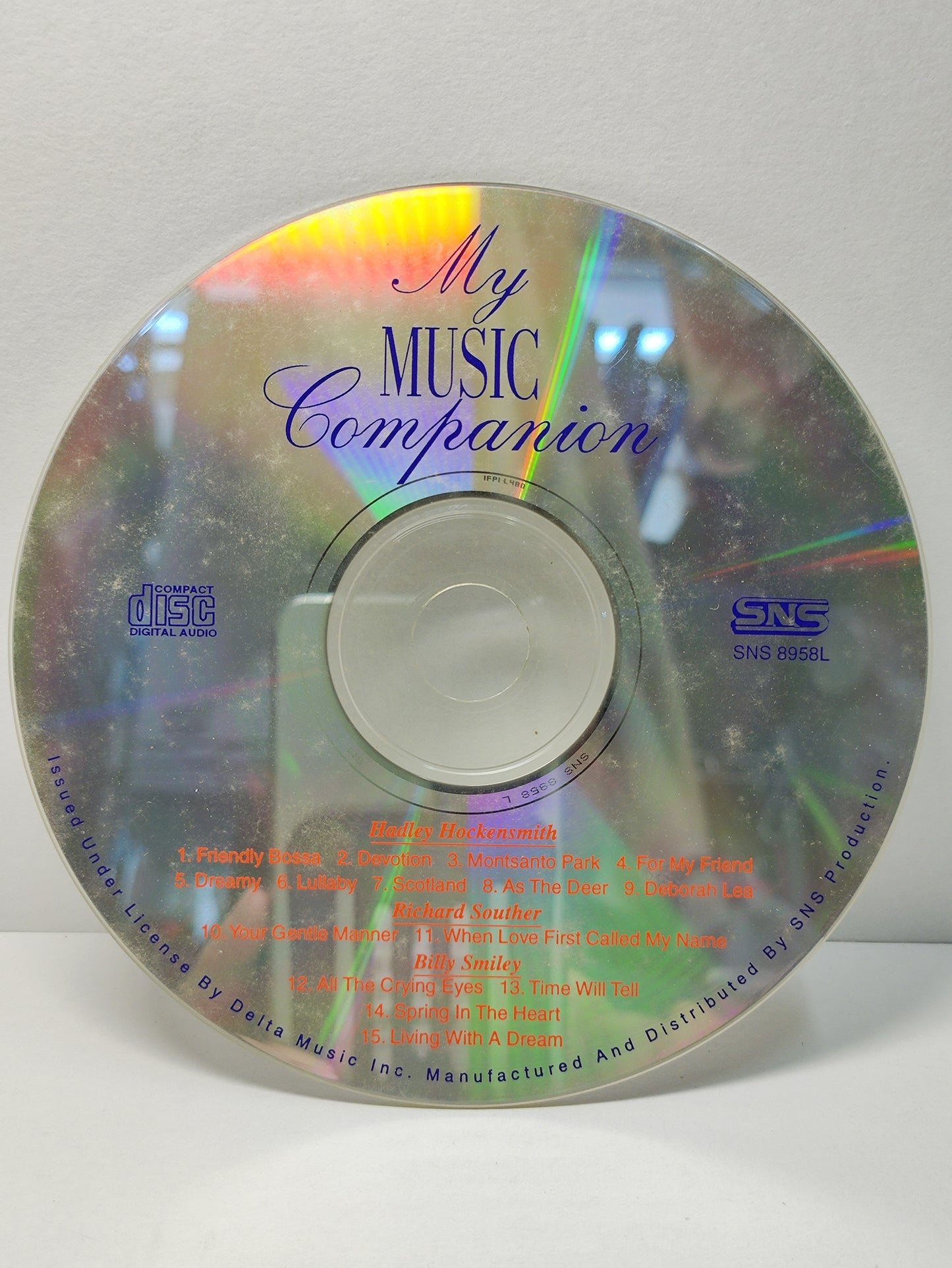 AMM25 MY MUSIC COMPANION Hadley Hockensmith Richard Souther Billy Smiley SINGAPORE ENGLISH CD FCP099