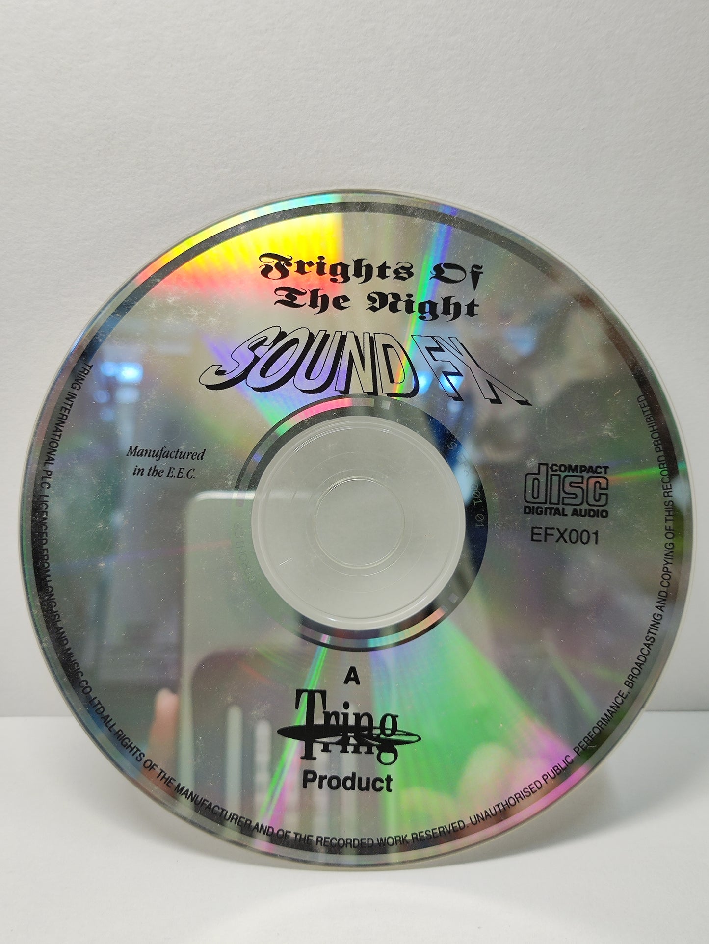 AMM25 FRIGHTS OF THE NIGHT SOUND FX MIDNIGHT GONGS GHOSTLY SOUNDS CREAKING DOOR OPENS E.E.C ENGLISH CD FCP106