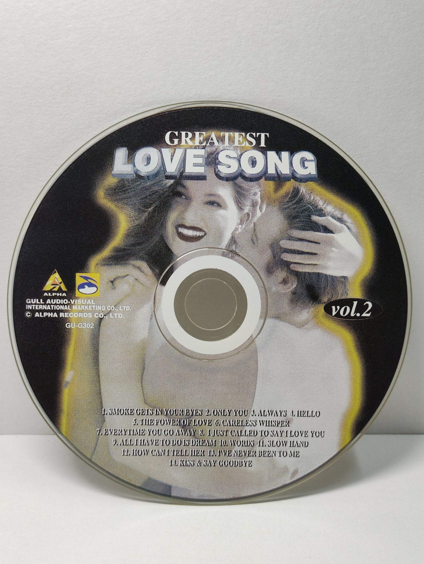 AMM25 GREATEST LOVE SONG 2 SMOKE GETS IN YOUR EYES ONLY YOU ALWAYS KARAOKE TAIWAN ENGLISH VIDEO CD VCD FCP112