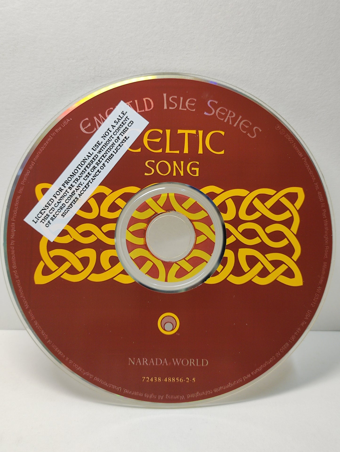 AMM25 CELTIC SONG NARADA WORLD WHEN YOU RETURN YOU SAW HIS EYES 2000 USA ENGLISH CD FCP138