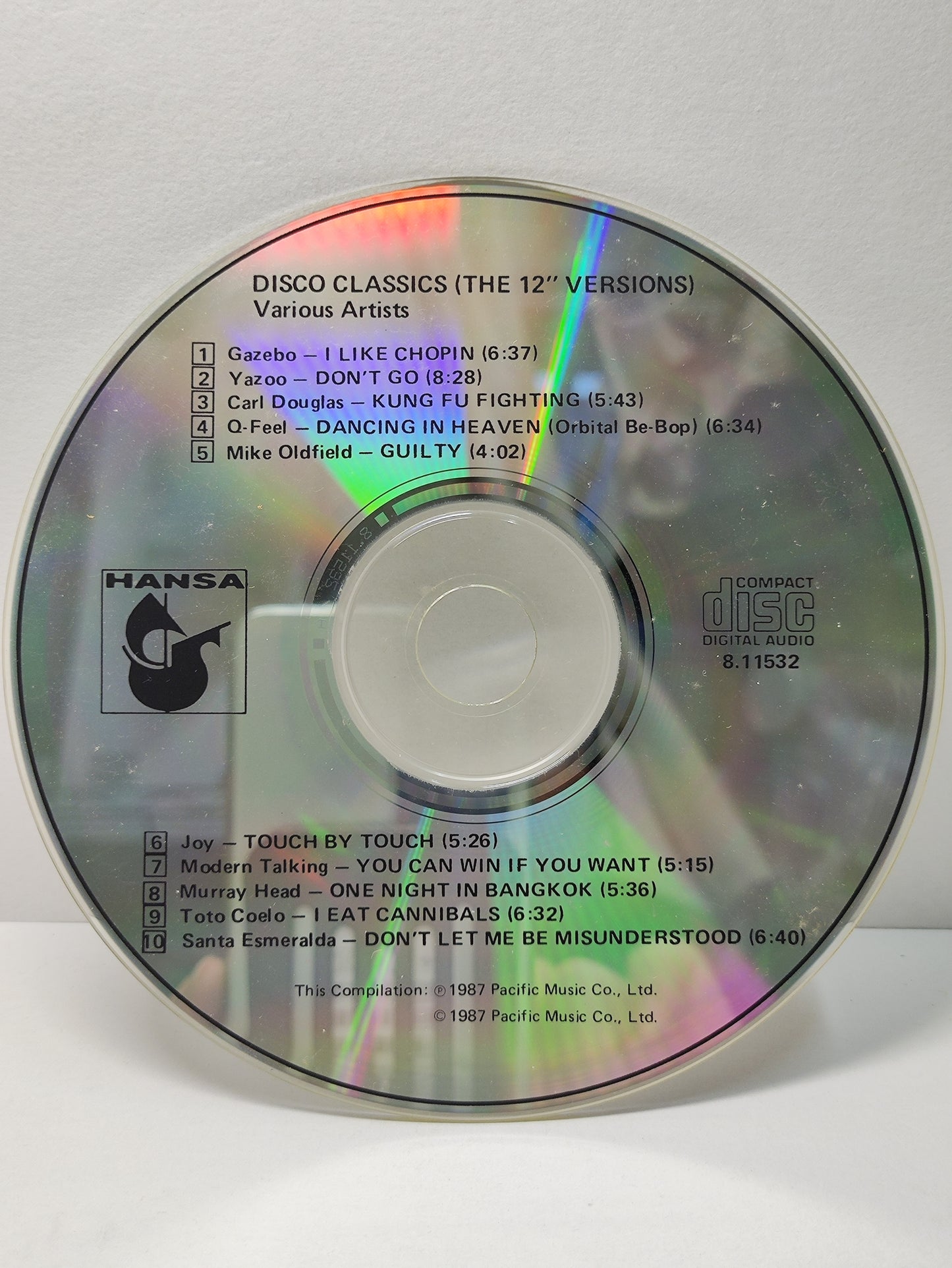 AMM25 DISCO CLASSICS (THE 12" VERSIONS) I LIKE CHOPIN DON’T GO KUNG FU FIGHTING 1987 JAPAN ENGLISH CD FCP142