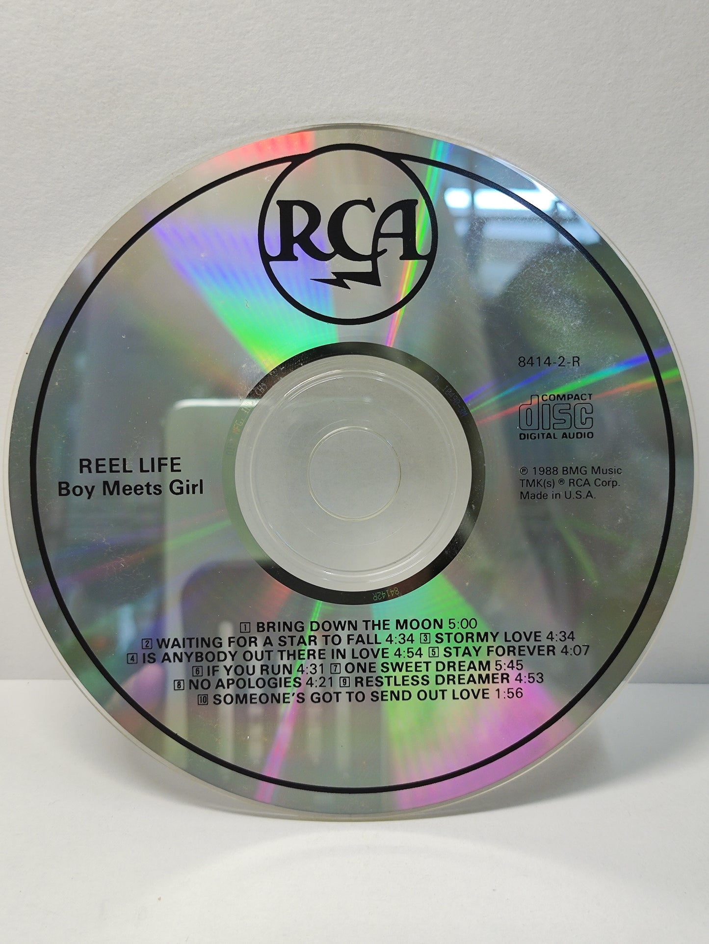 AMM25 BOY MEETS GIRL REEL LIFE BRING DOWN THE MOON WAITING FOR A STAR TO FALL 1988 USA ENGLISH CD FCP160