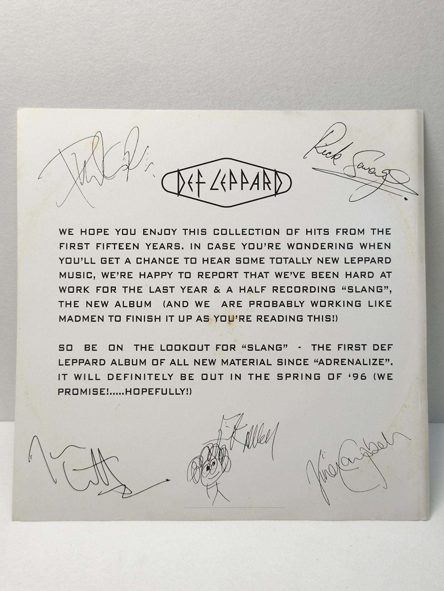 AMM25 DEF LEPPARD GREATEST HITS VAULT POUR SOME SUGAR ON ME LOVE BITES 1995 UK ENGLISH LIMITED EDITION LIVE 2x CD FCP173