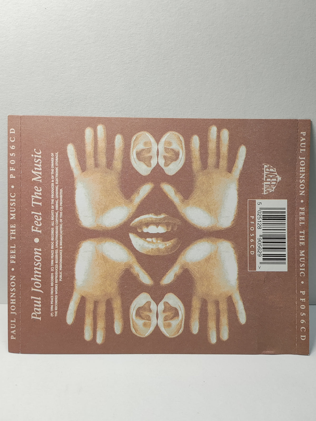 AMM25 PAUL JOHNSON FEEL THE MUSIC 1996 ENGLISH CD FCP185