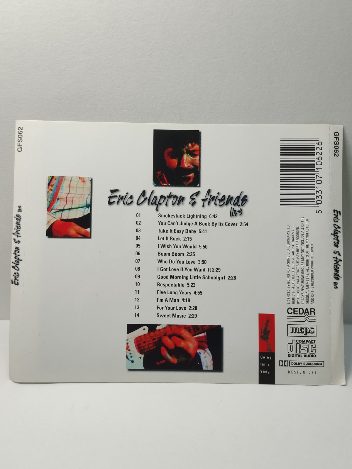 AMM25 ERIC CLAPTON & FRIENDS LIVE TAKE IT EASY BABY LIT IT ROCK USA ENGLISH CD FCP188