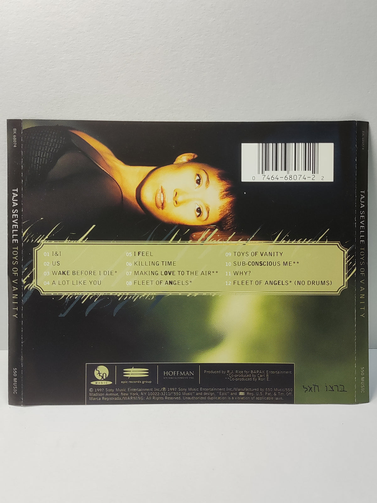 AMM25 TAJA SEVELLE TOYS OF VANITY WAKE BEFORE I DIE A LOT LIKE YOU 1997 USA ENGLISH CD FCP196