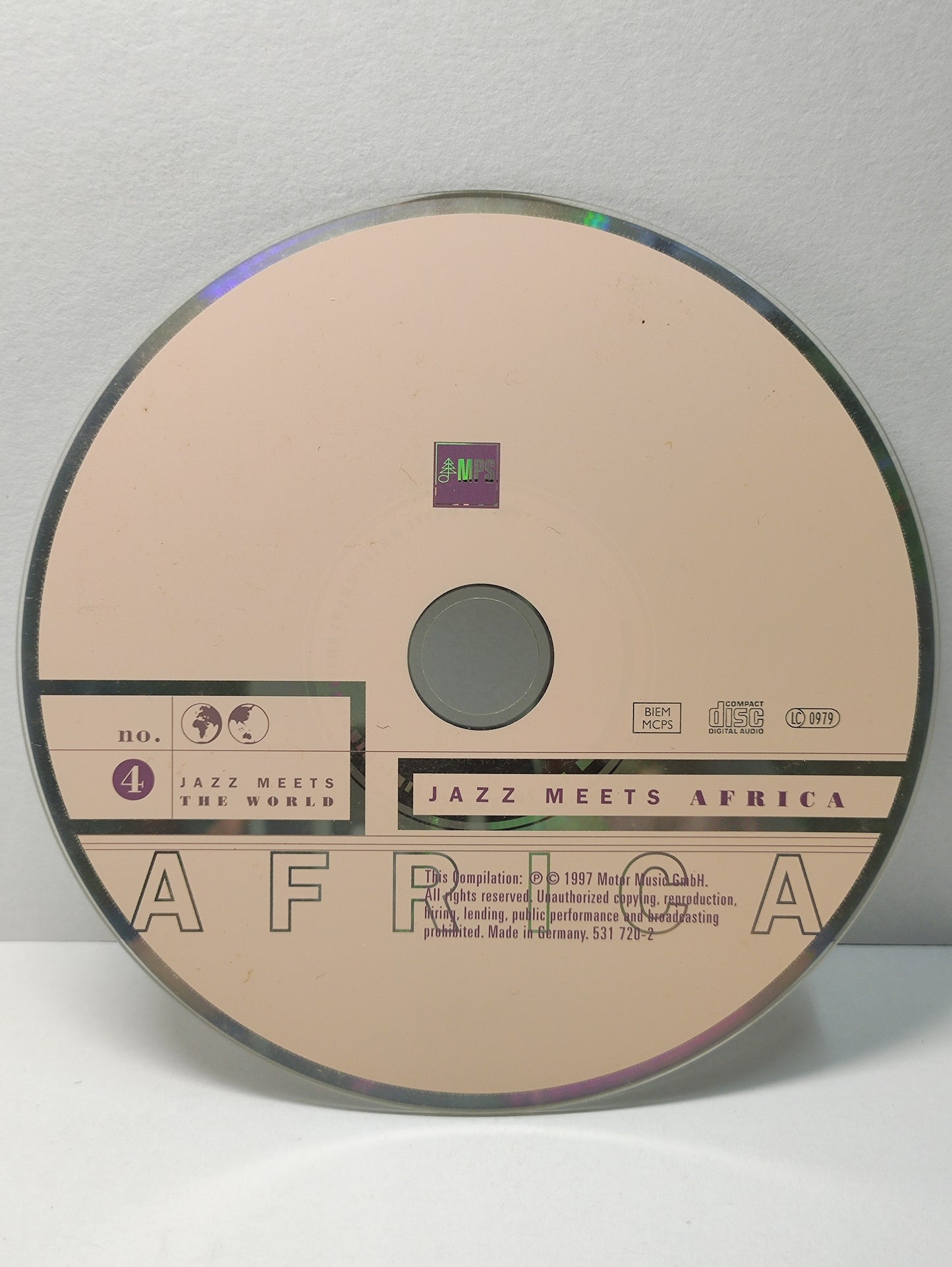 AMM25 JAZZ MEETS AFRICA GEORGE GRUNTZ JAZZ GROUP FEAT JEAN-LUC PONTY & THE BEDOUINS 1997 GERMANY ENGLISH CD FCP203