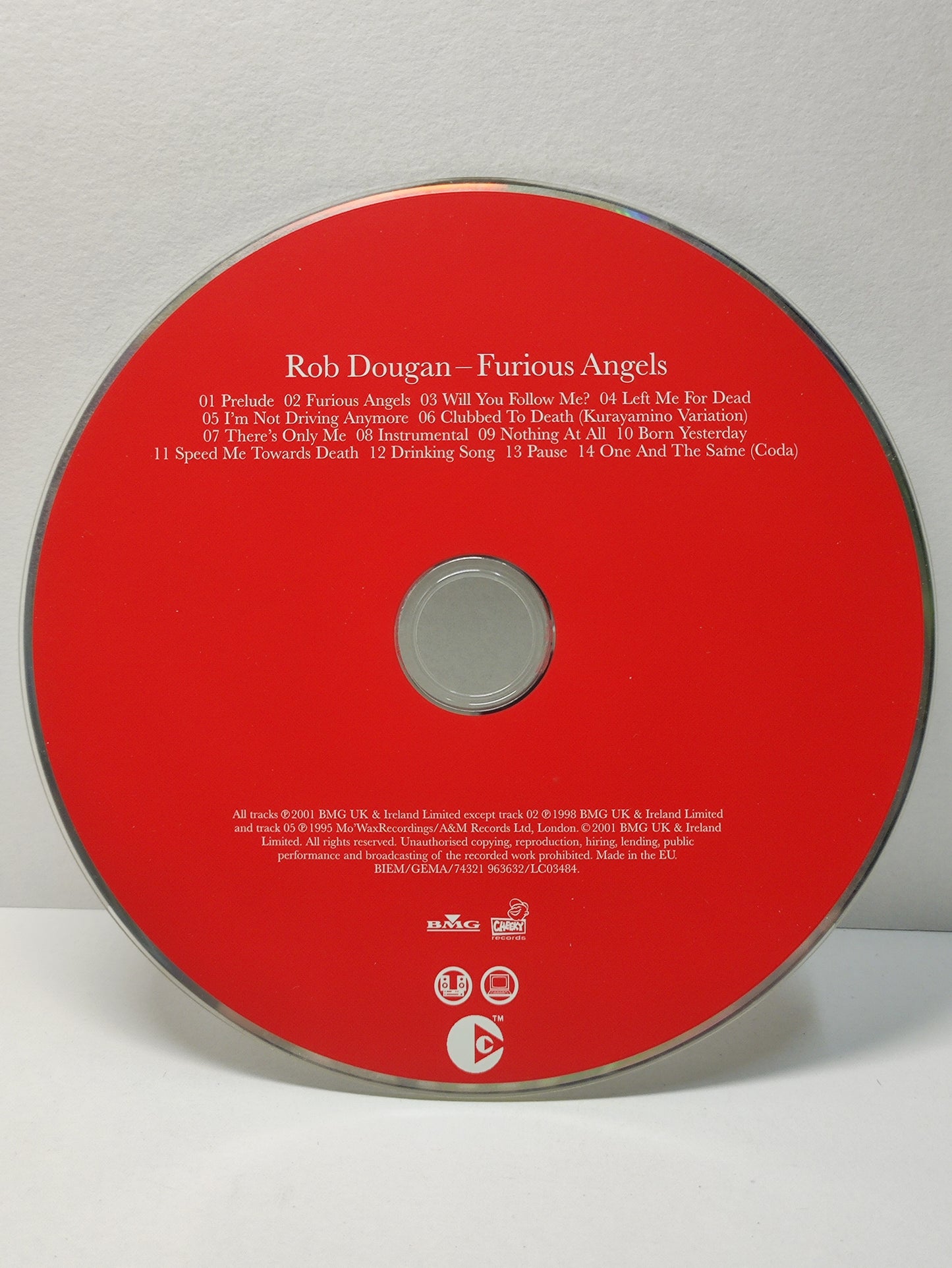 AMM25 ROB DOUGAN FURIOUS ANGELS WILL YOU FOLLOW ME? LIFT ME FOR DEAD 2001 EU ENGLISH CD FCP240