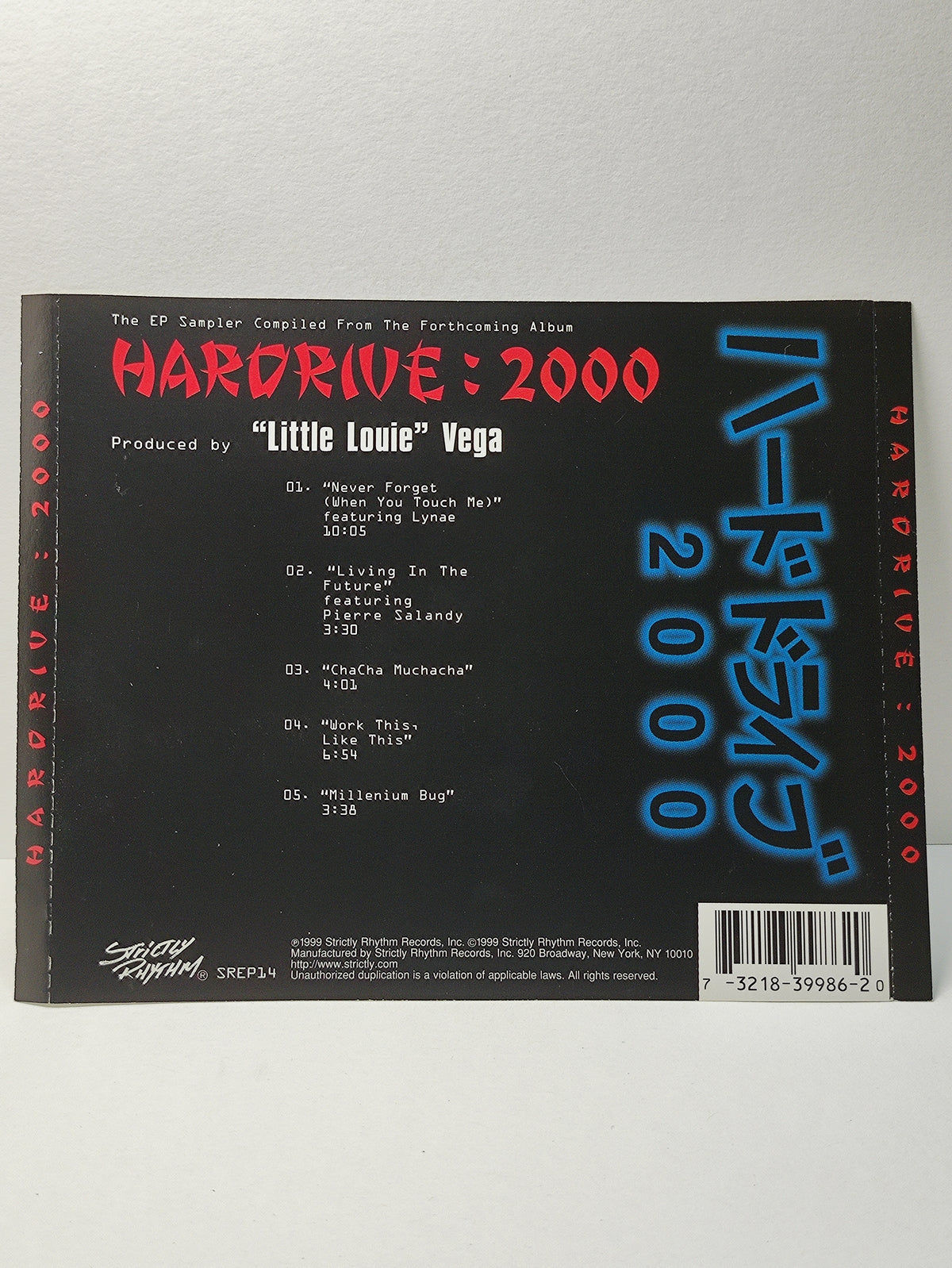 AMM25 HARDRIVE 2000 LITTLE LOUIE VEGA NEVER FORGET WHEN YOU TOUCH ME 1999 USA ENGLISH CD FCP249