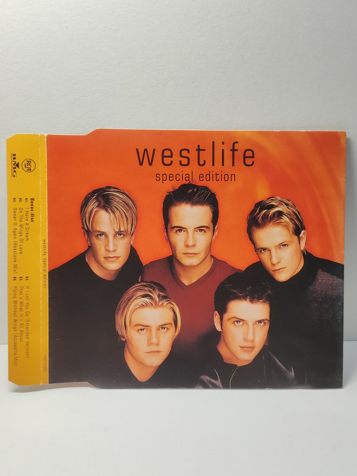 AMM25 WESTLIFE SPECIAL EDITION I HAVE A DREAM FLYING WITHOUT WINGS 2000 EU ENGLISH CD FCP258