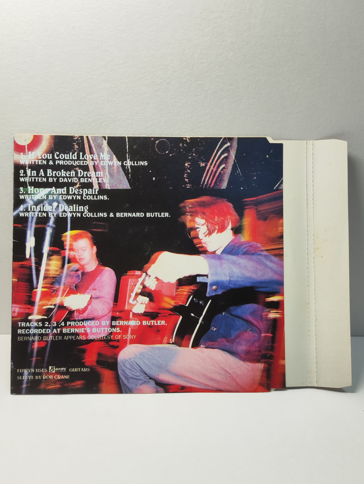 AMM25 EDWYN COLLINS IF YOU COULD LIVE ME IN A BROKEN DREAM 1995 USA ENGLISH CD FCP259
