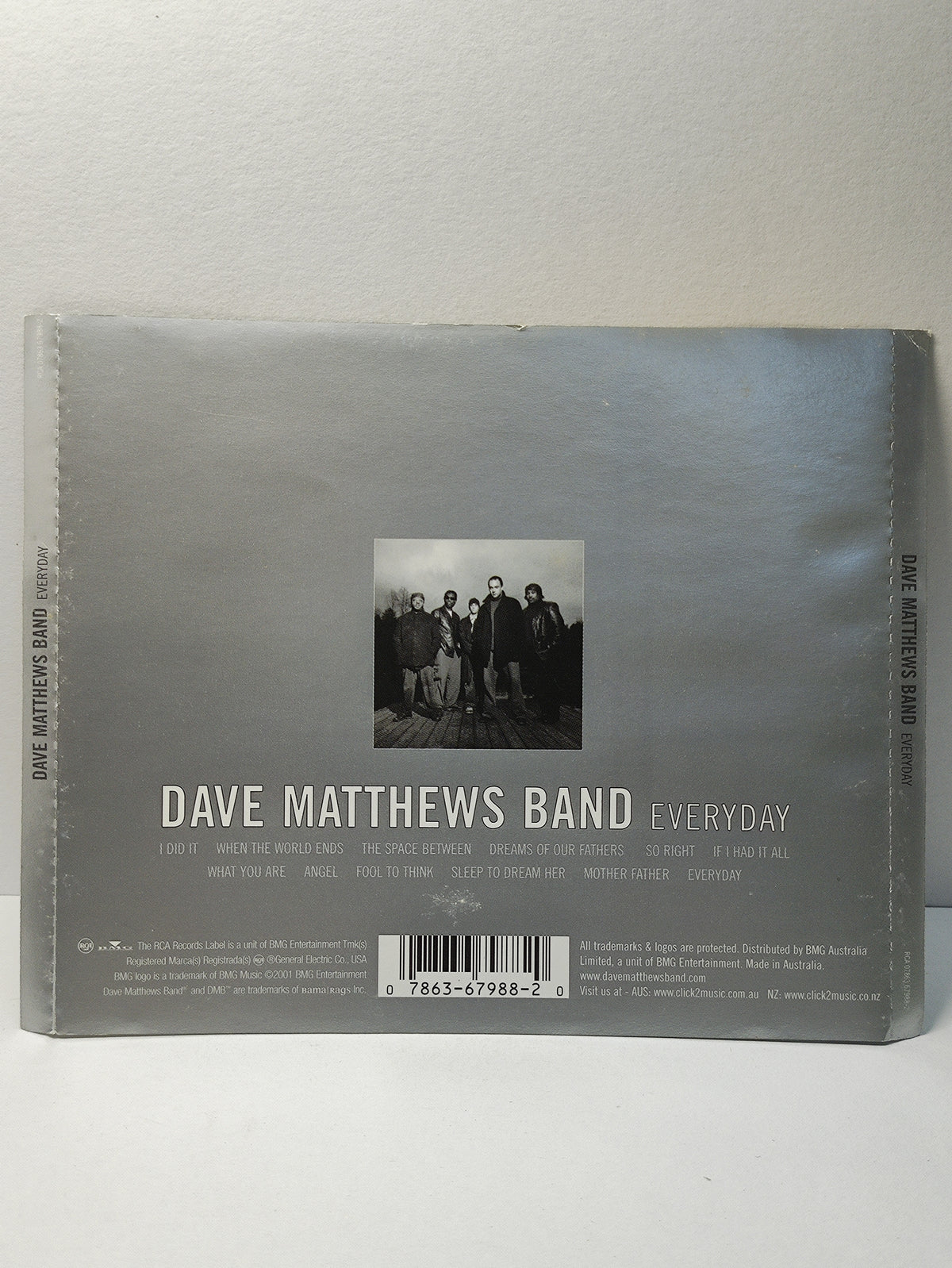 AMM25 DAVE MATTHEWS BAND EVERYDAY I DID IT WHEN THE WORLD ENDS 2001 AUSTRALIA ENGLISH CD FCP267