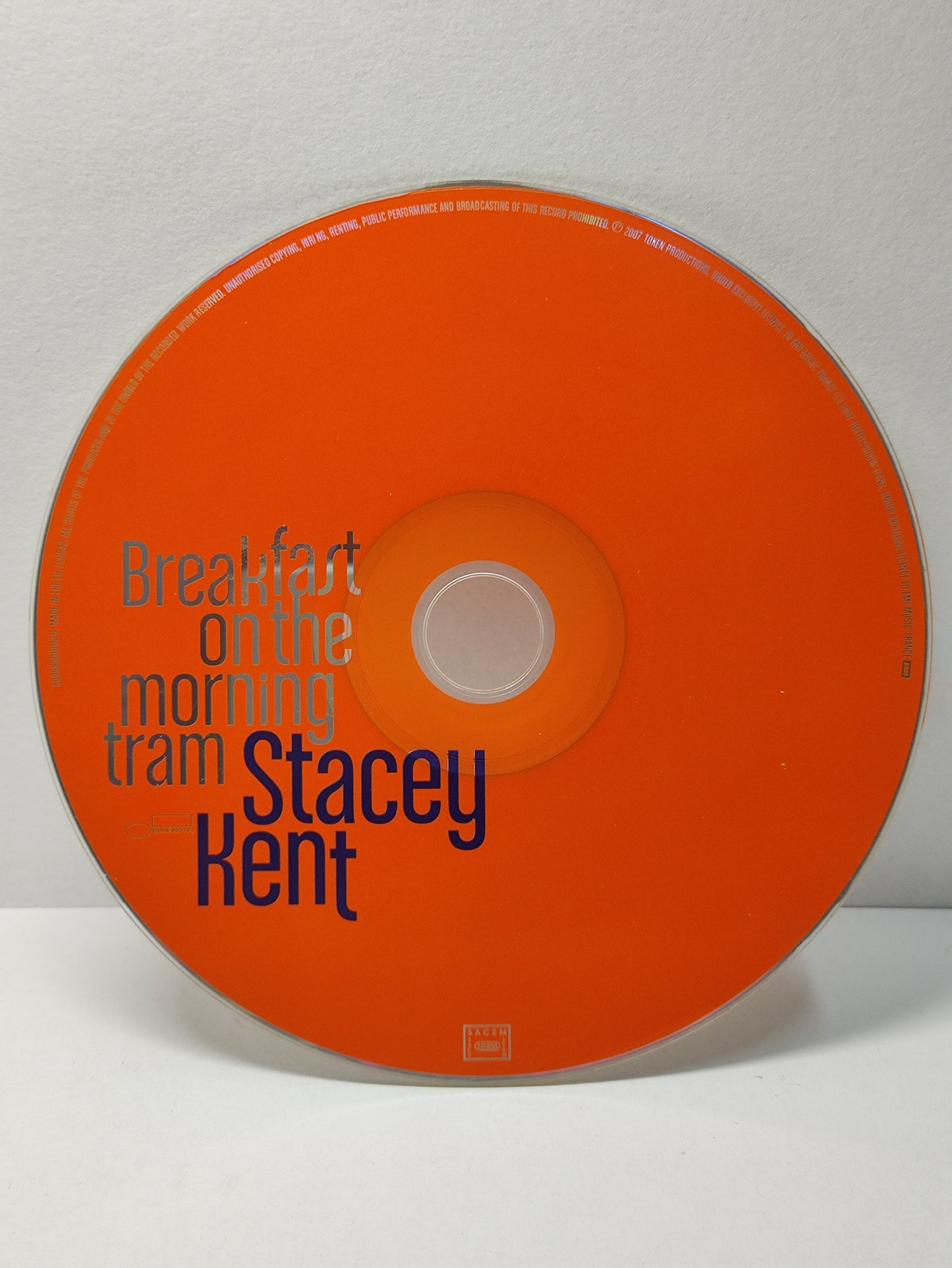 AMM25 STACEY KENT BREAKFAST ON THE MORNING TRAM 2007 FRANCE ENGLISH CD FCP277