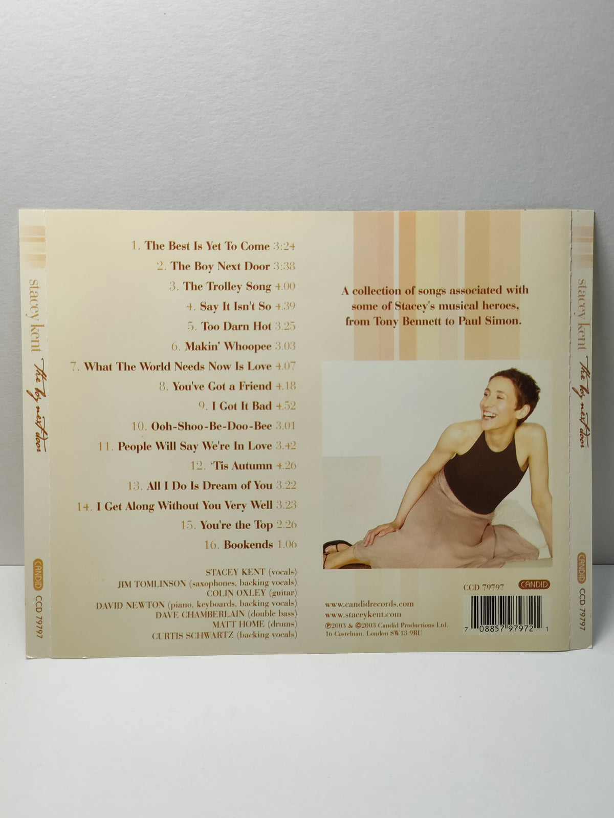 AMM25 STACEY KENT THE BOY NEXT DOOR SAY IT ISN’T SO YOU’VE GOT A FRIEND 2003 UK ENGLISH CD FCP282