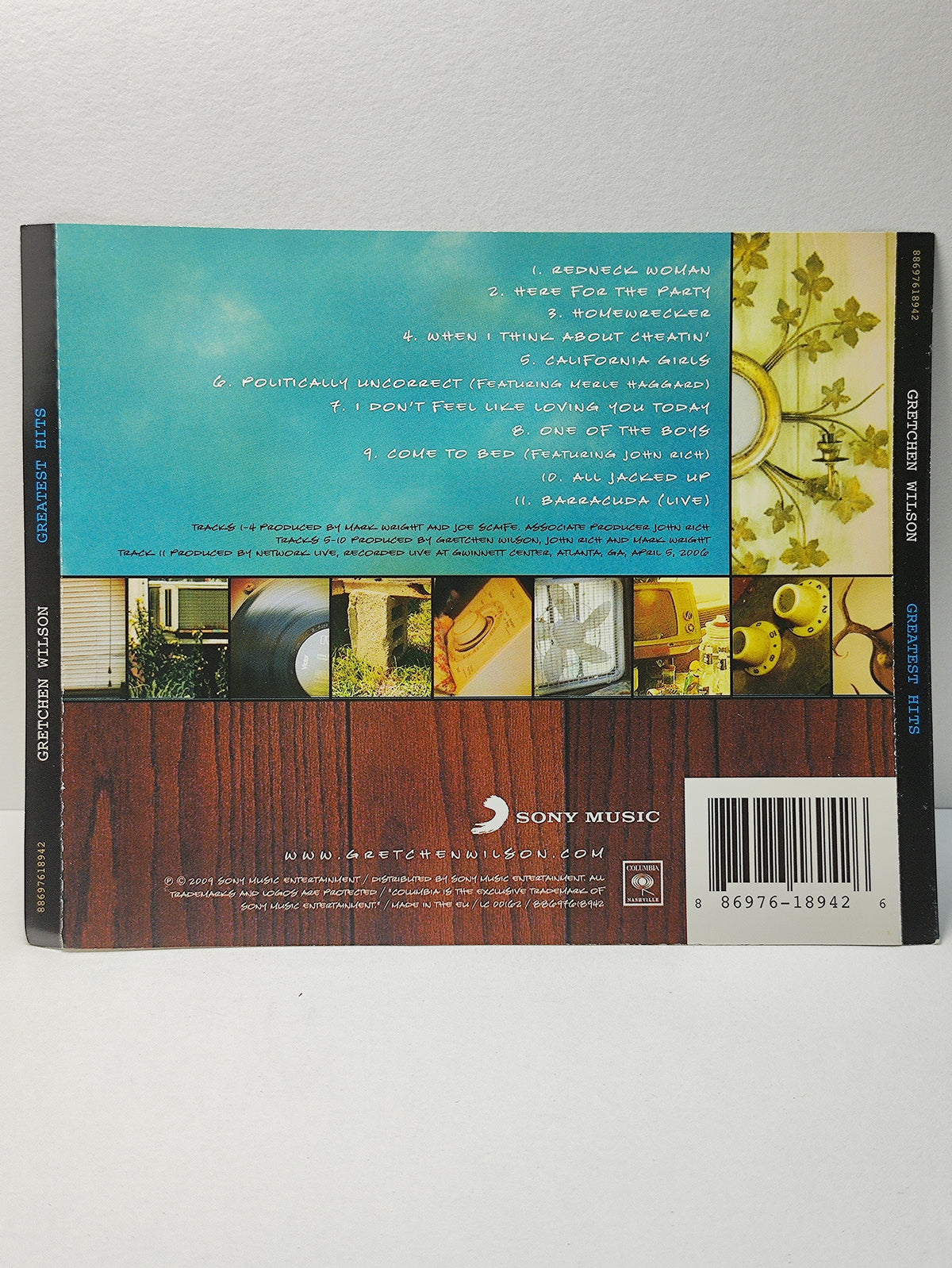 AMM25 GRETCHEN WILSON GREATEST HITS HERE FOR THE PARTY HOMEWRECKER 2009 USA ENGLISH CD FCP291