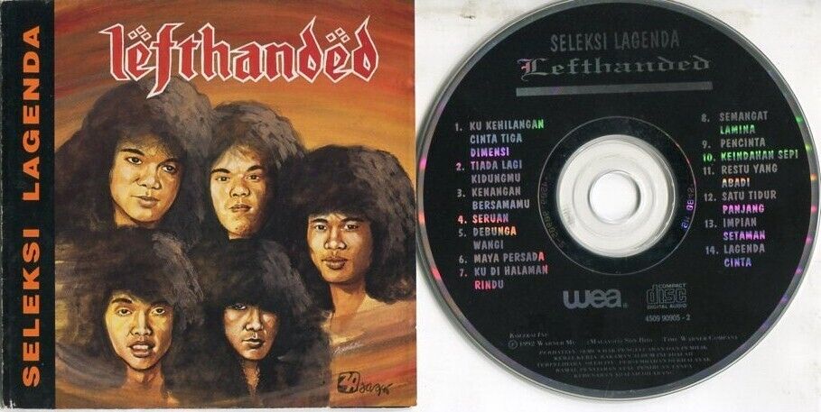 Mega Rare Singapore Malaysia Lefthanded Malay Rock Band 1992 CD FCS2406