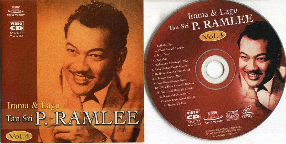 Malaysia Malay Tan Sri P. Ramlee Vol.4 Suria Records 1999 VCD FCS1519