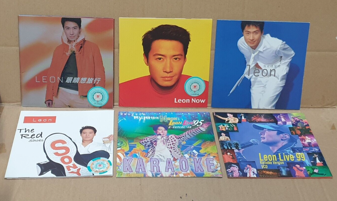 HK Leon Lai 黎明 Chinese 4x (CD+VCD) + VCD + (2x VCD) Set Lot Of 6 (FCS10367) I
